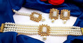 Meena Pearl Choker Set