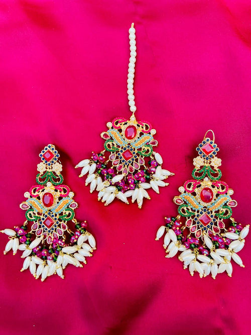 Bano Earrings & Tikka