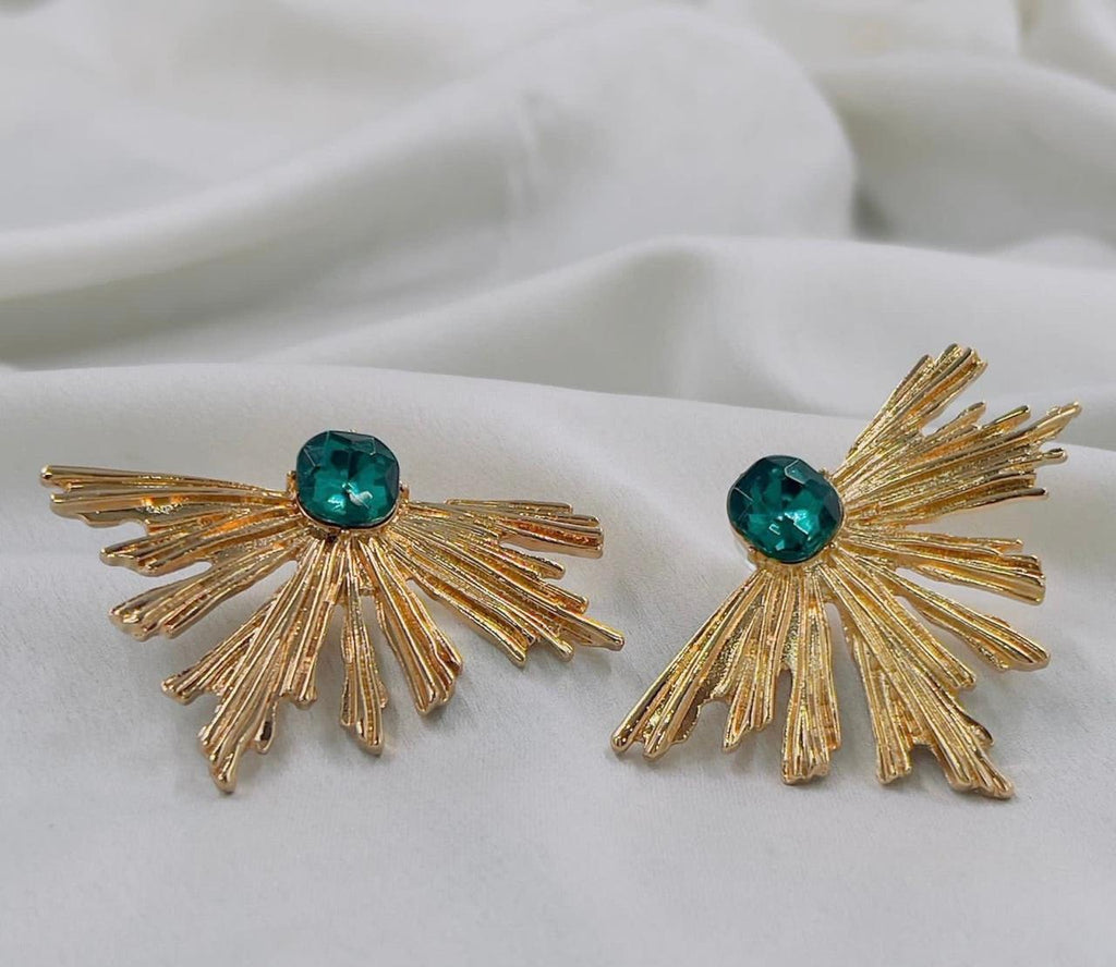 Peacock Ear Studs