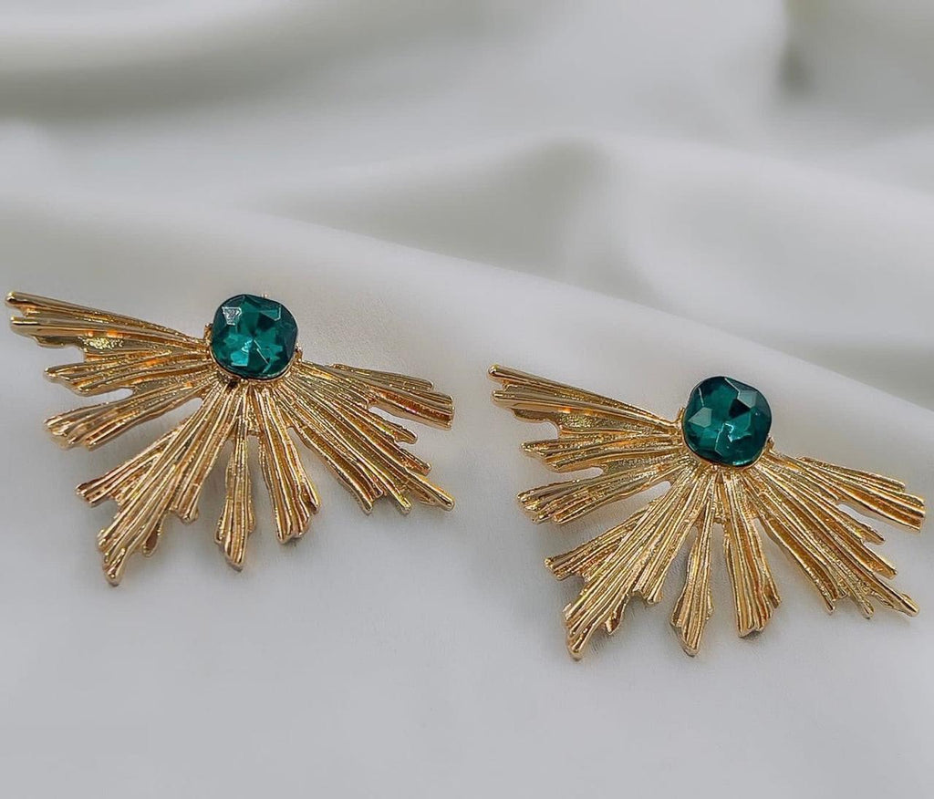 Peacock Ear Studs