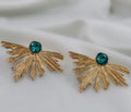 Peacock Ear Studs