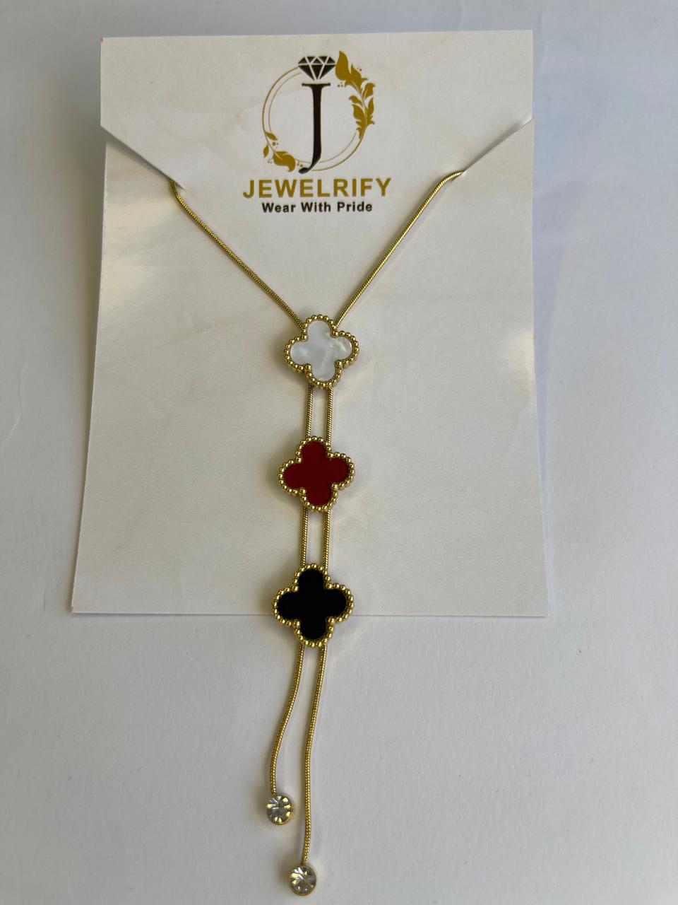 Clover Multi Colored Locket